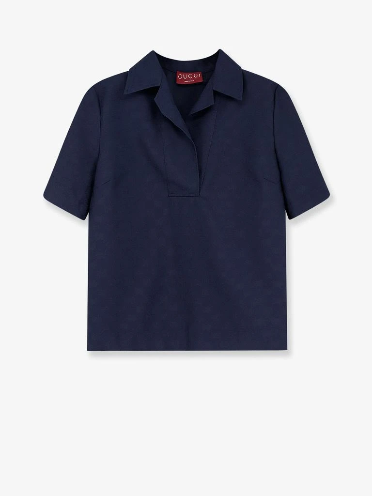 Gucci Fabric polo shirt with GG pattern