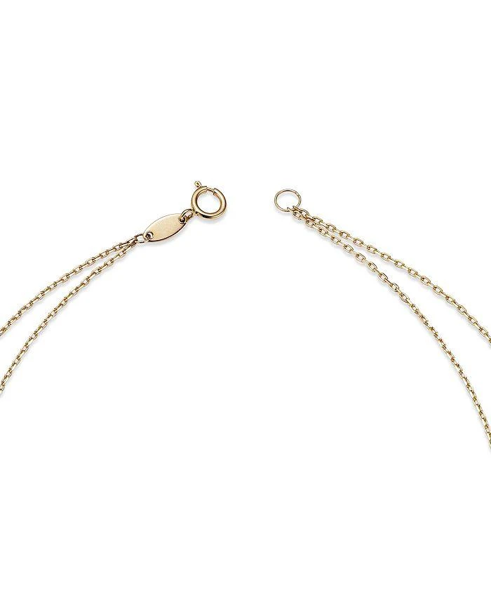 Moon & Meadow Layered Circle Pendant Necklace in 14K Yellow Gold, 17" - Exclusive 5