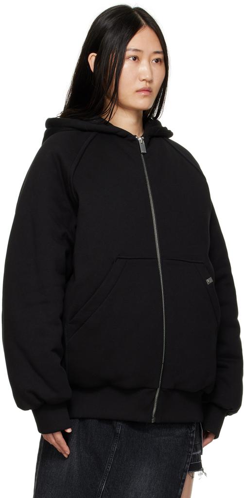 1017 ALYX 9SM Black Felpa Puffer Jacket