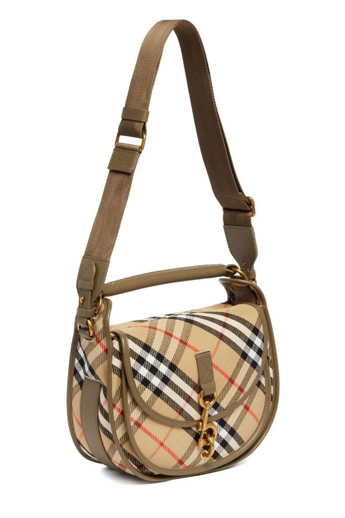 Burberry Burberry B Clip Checked Small Crossbody Bag 3