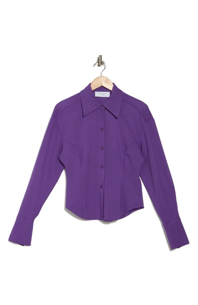 Equipment Merce Crop Button-Up Shirt 3