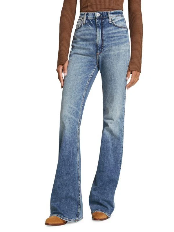 Rag & Bone Casey High Rise Flare Jeans 1