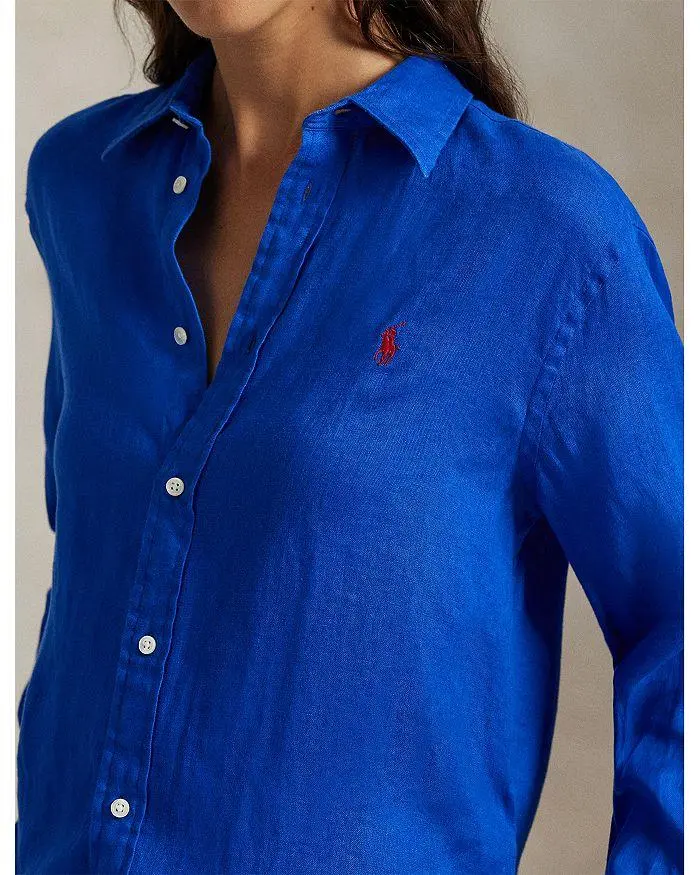 Ralph Lauren Lauren Ralph Lauren Classic Fit Linen Shirt 4