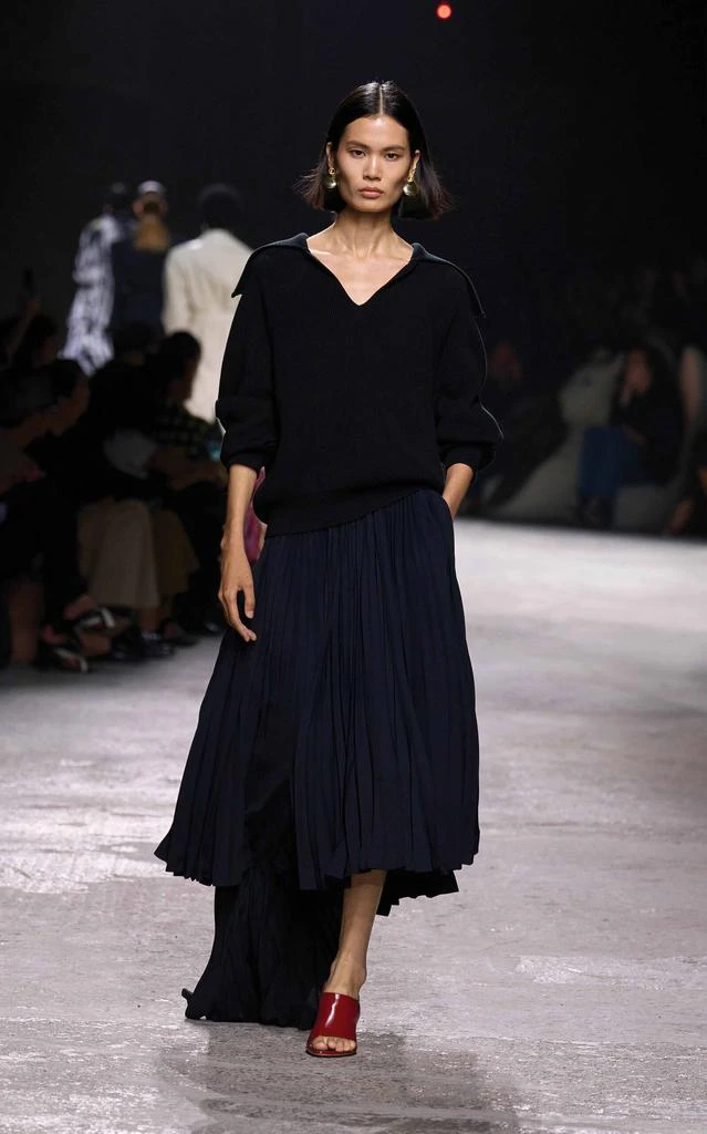 Bottega Veneta Bottega Veneta - Ribbed-Knit Cotton Sweater - Black - XS - Moda Operandi 1