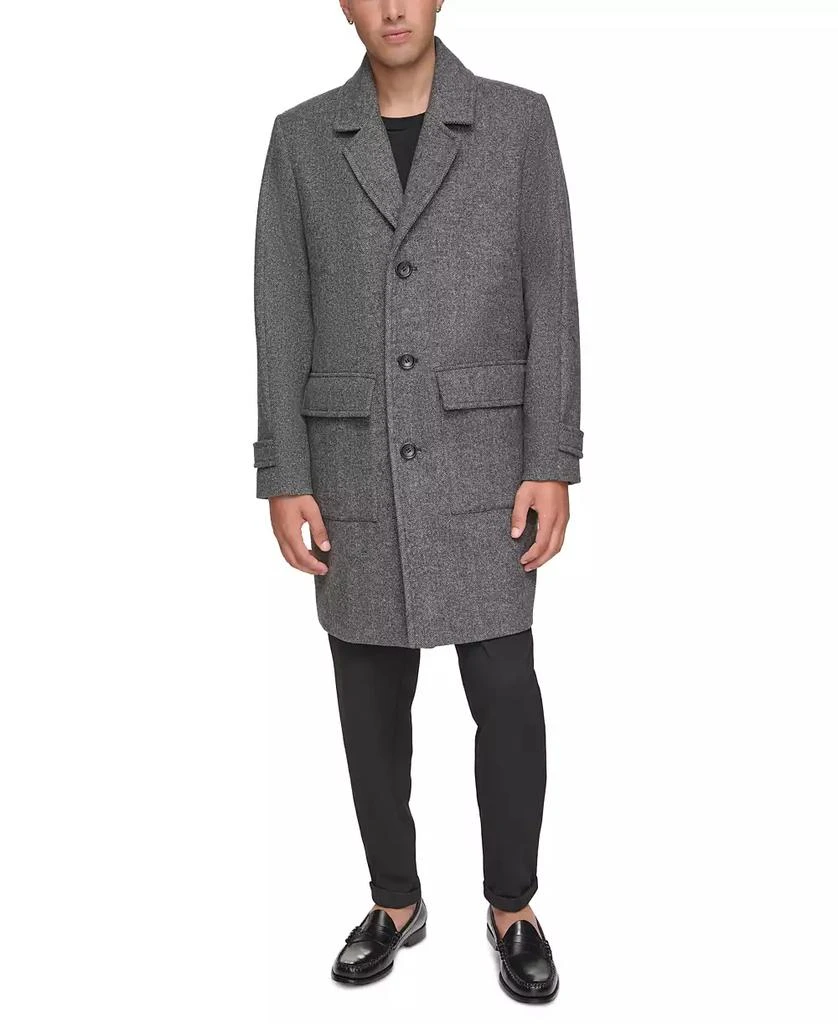 Marc New York by Andrew Marc Men's Gondet Herringbone Overcoat 1