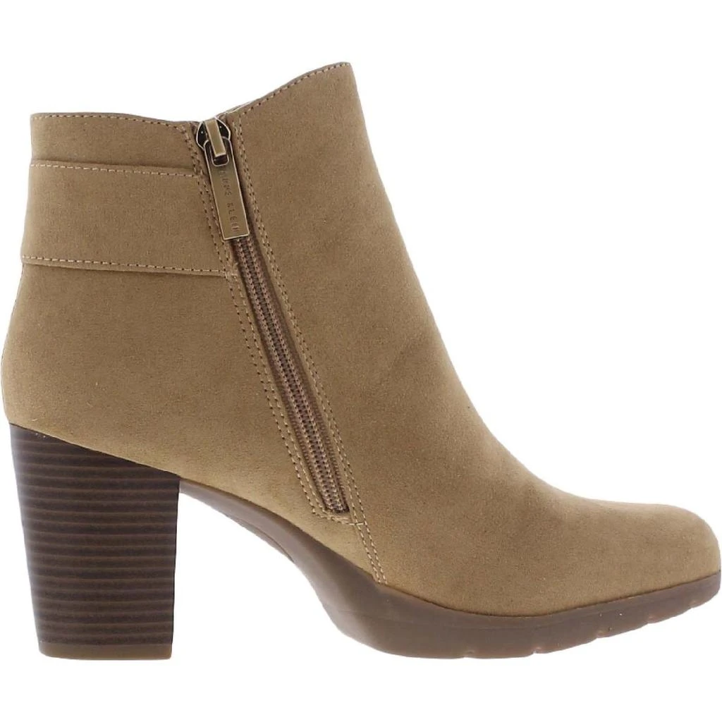 Anne Klein Womens Faux Suede Embellished Ankle Boots 2