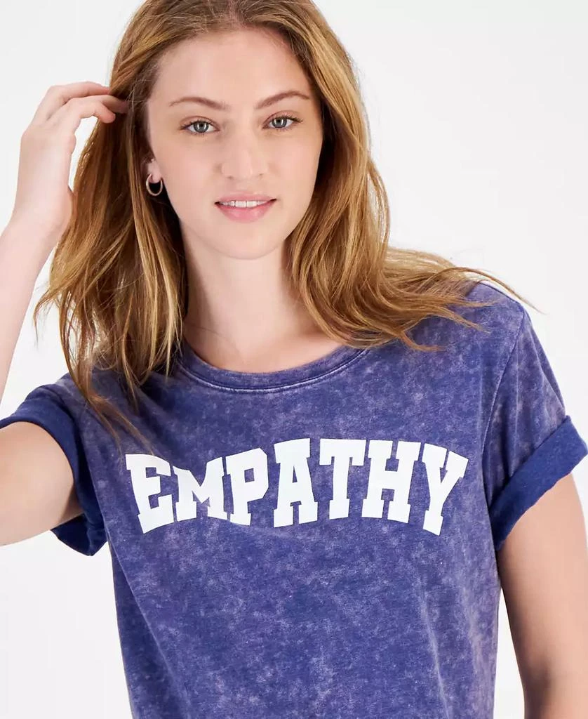 Rebellious One Juniors' Empathy Graphic T-Shirt 3