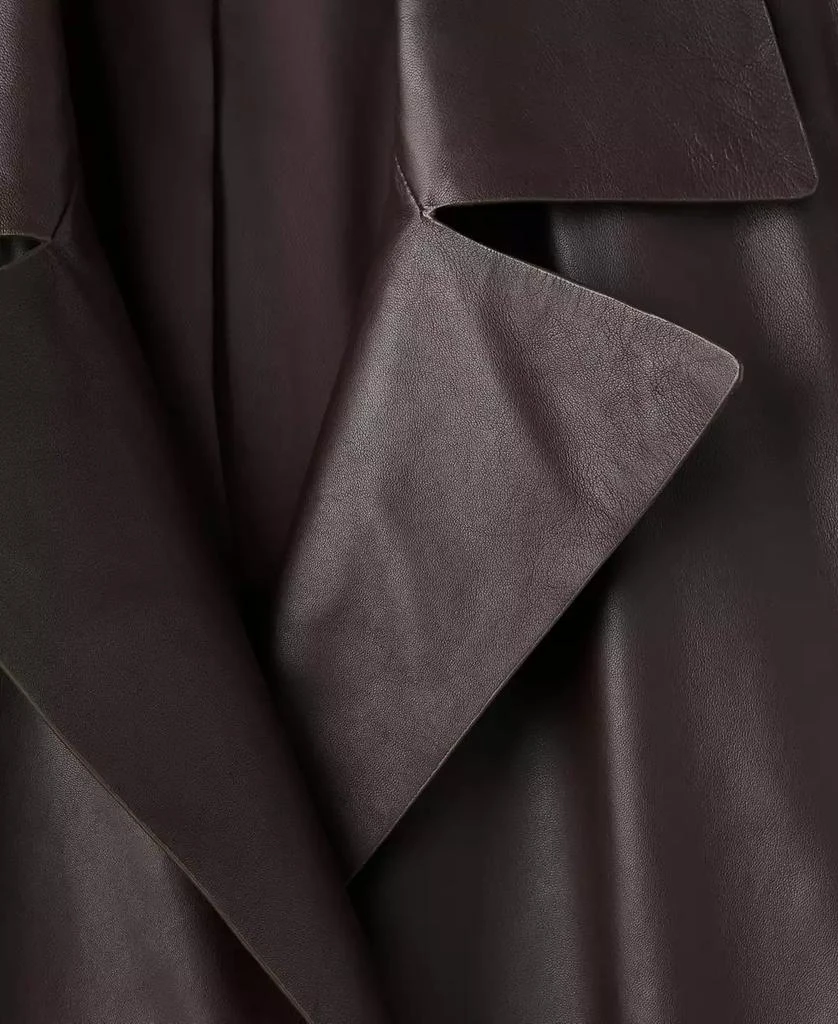 Mango Women's Leather Belt Trench Coat 5