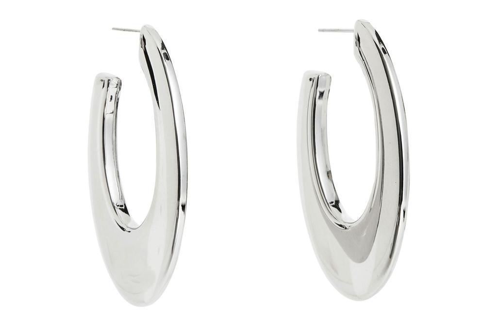 Shop Alexander McQueen Arrow Triangle Shape Earrings on Sale