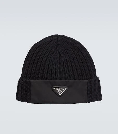 Prada Wool and Re-Nylon gabardine hat 1