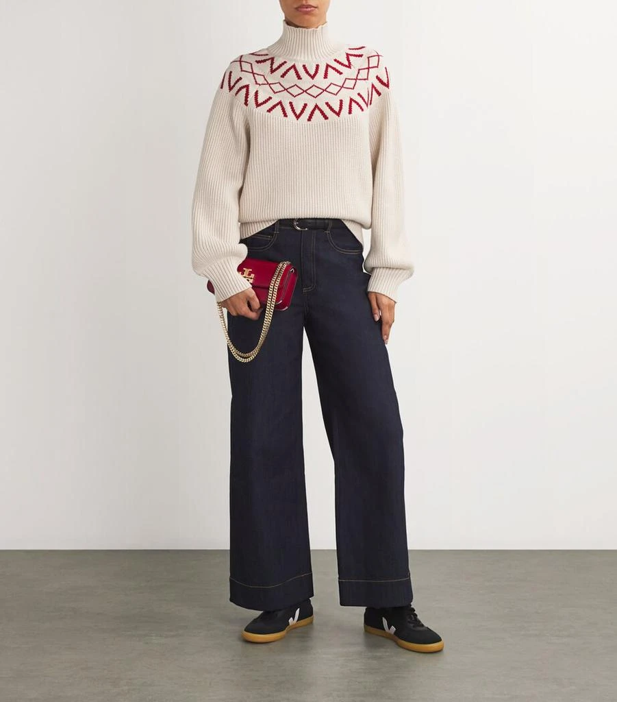 Varley Knitted Fair Isle Marcie Sweater 2