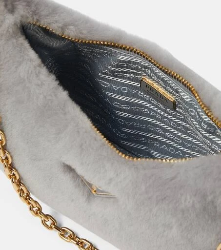 Prada Re-Edition 2005 shearling shoulder bag 3