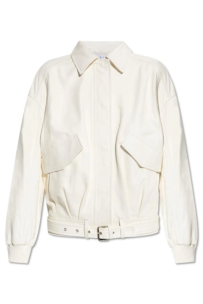 IRO Iro Manka Drop-Shoulder Leather Jacket 1