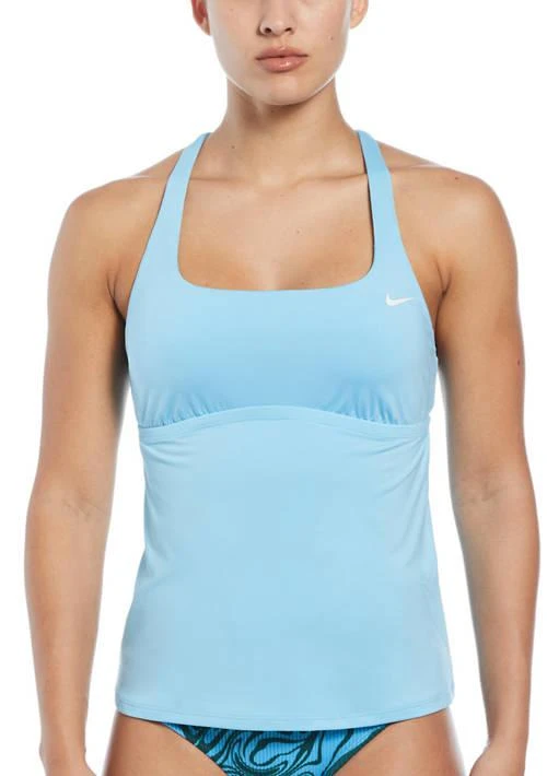 NIKE Essential Square Neck Tankini Swim Top 1