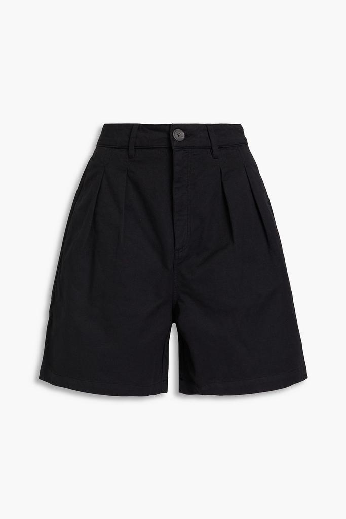 Mara Hoffman Milo pleated cotton-twill shorts