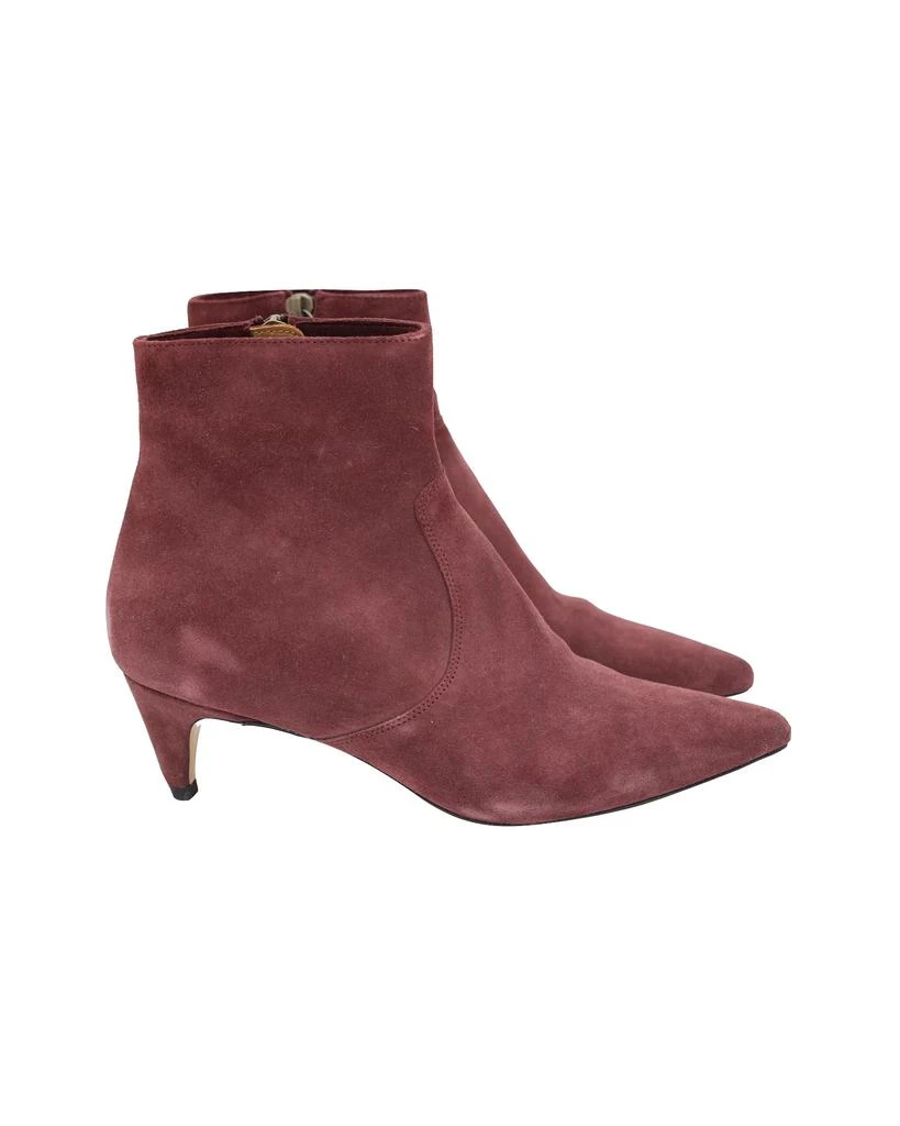 Isabel Marant Ankle Boots in Maroon Suede 1