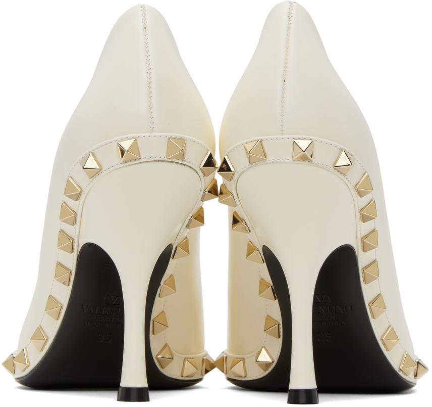 Valentino Off-White Rockstud Heels