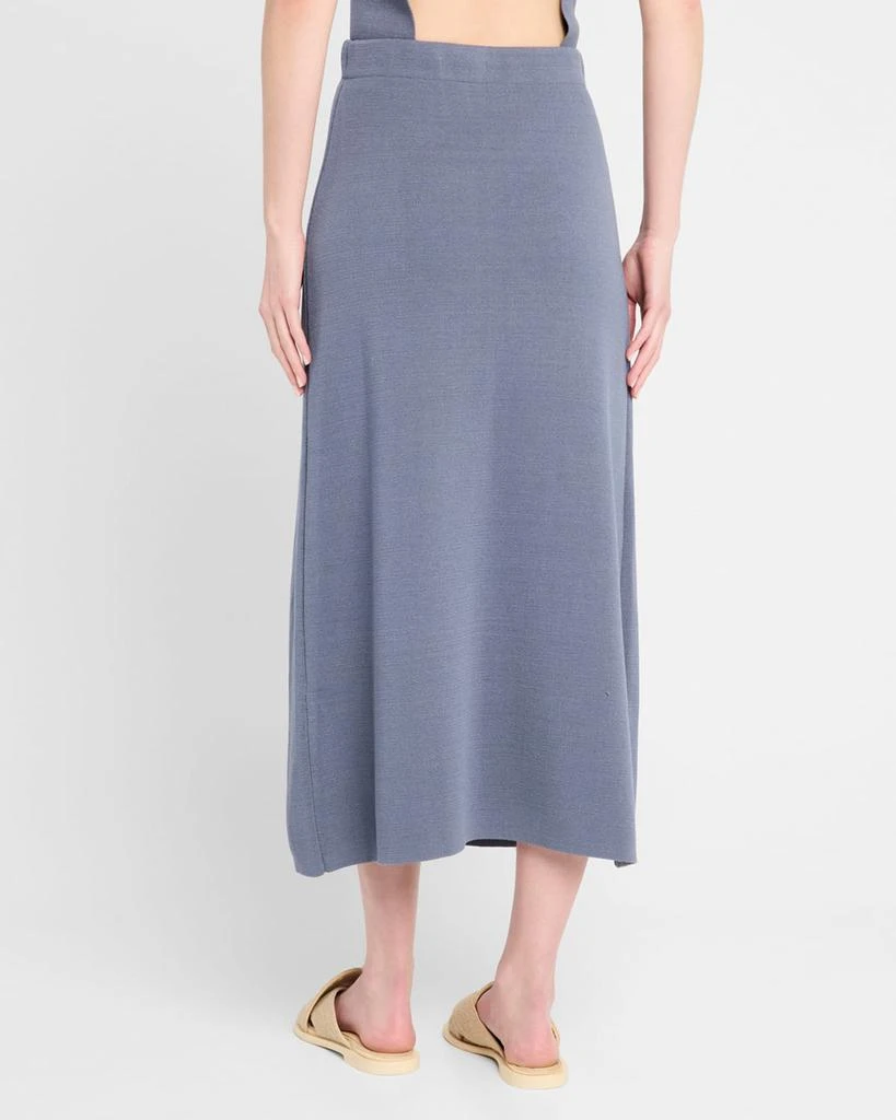 BY MALENE BIRGER Roz Straight Viscose Midi Skirt 3