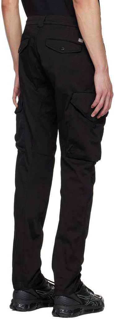 C.P. Company Black Ergonomic Cargo Pants 3