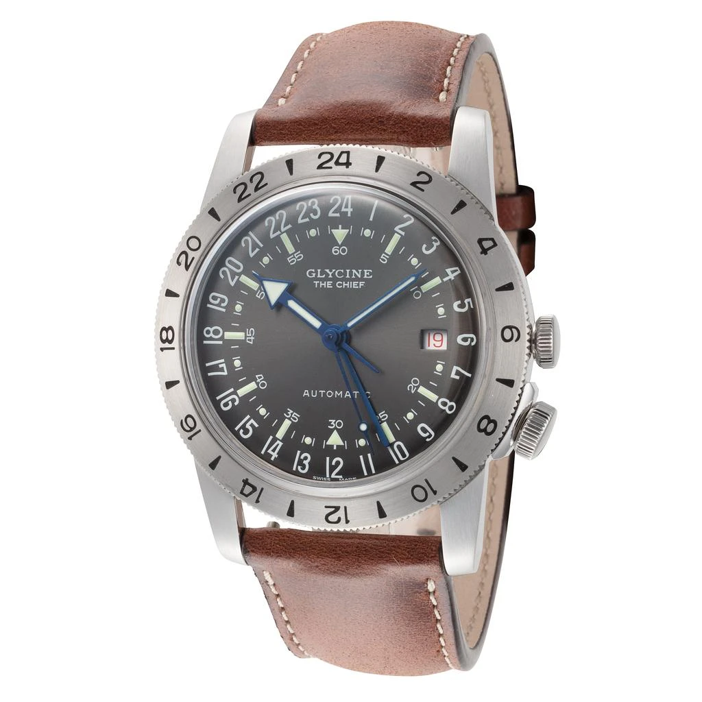 Glycine Men's Airman Vintage The Chief 40mm Automatic Watch 1