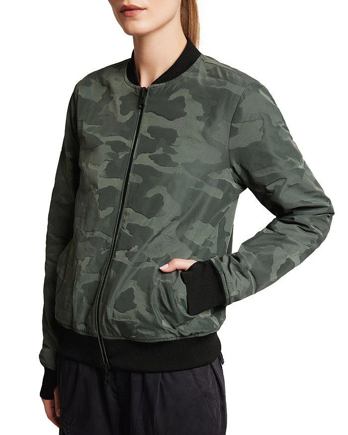 Blanc Noir Reversible Camo Print Bomber Jacket 3