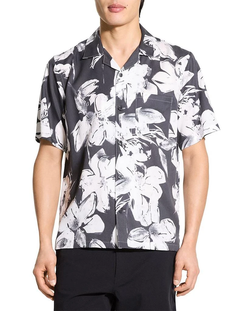 Theory Noll Short Sleeve Camp Collar Shirt 1