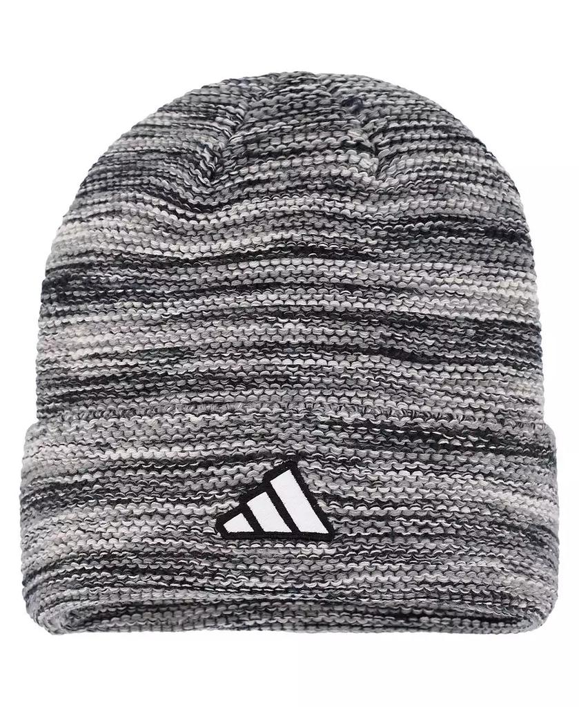 Adidas Men's Black, White Washington Capitals Marled Cuffed Knit Hat