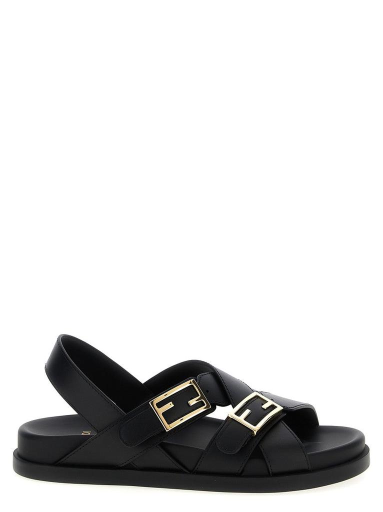 サンダル・ミュール FENDI FENDI SUNSHINE FLATFORM SANDALS Fendi-Sunshine-Platform-
