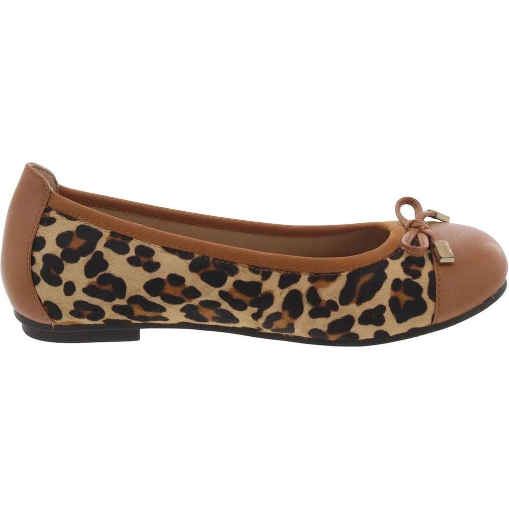 VIONIC Minna Womens Calf Hair Leopard Print Ballet Flats 3