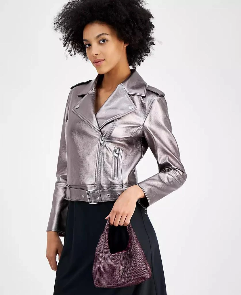 INC International Crystal Mesh Small Hobo Bag, Created for Macy's 5