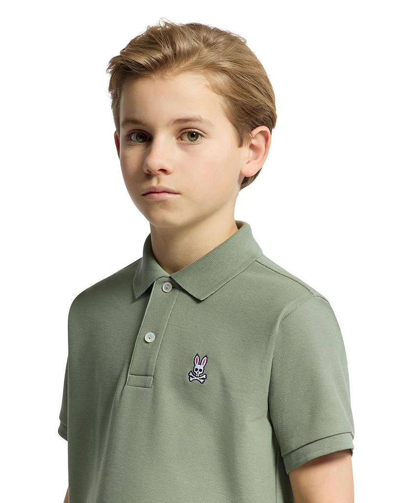 Psycho Bunny Unisex Classic Piqué Polo - Little Kid, Big Kid 6