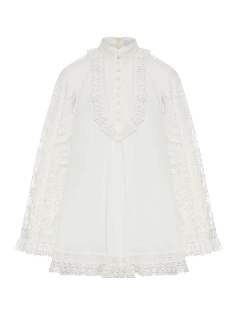 Zimmermann ASCENSION LACE YOKE RAMIE TUNIC 1