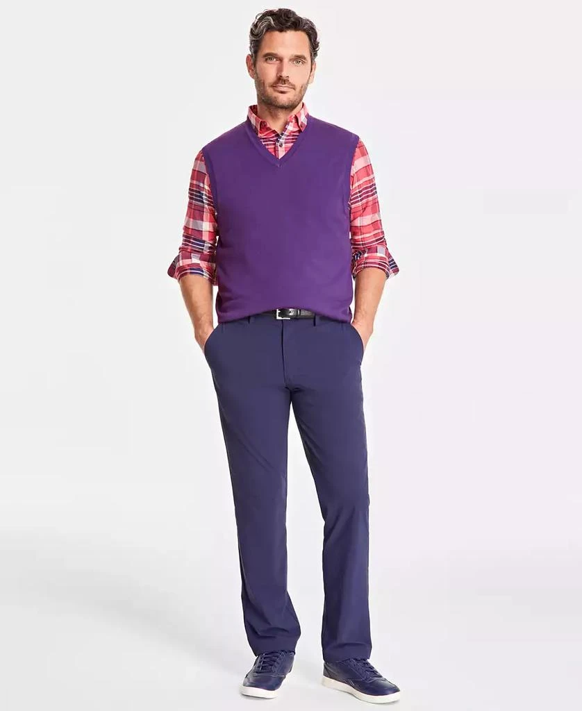 Club Room Men's Solid V-Neck Sweater Vest, Created for Macy's 1