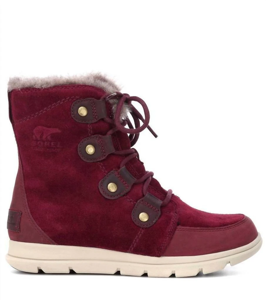SOREL Sorel - Women's Explorer Joan Faux Fur Suede Leather Winter Boots 4