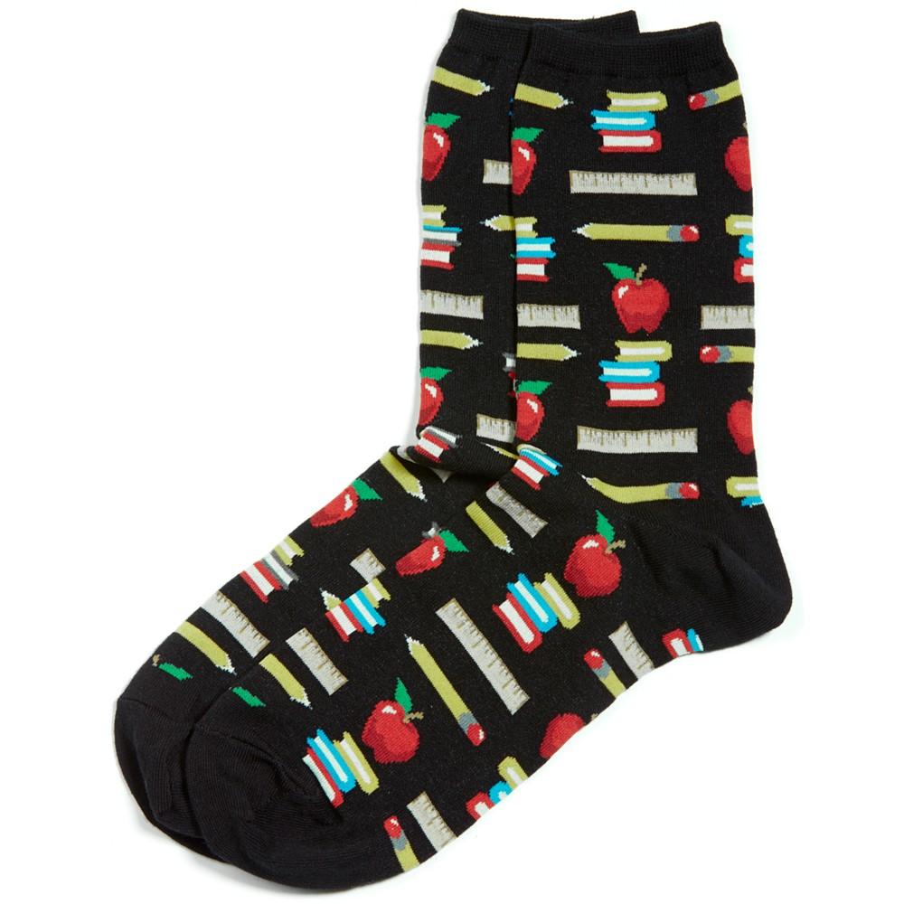 Hot Sox Women's Teacher's Pet Fashion Crew Socks