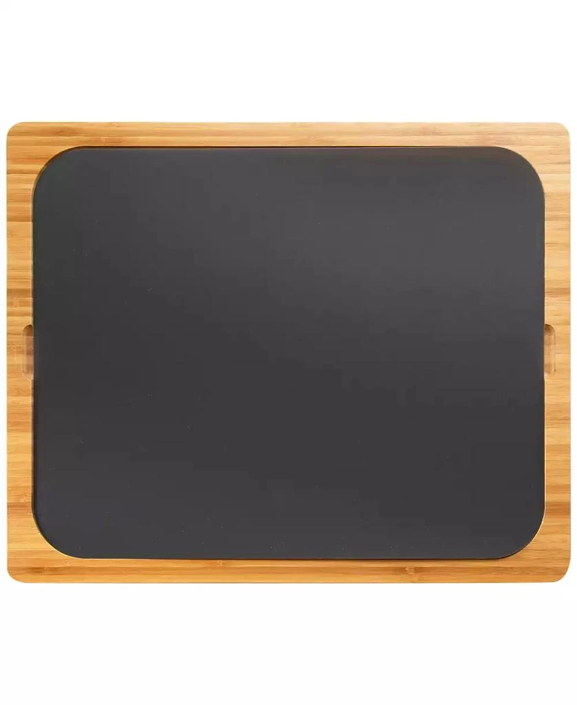 Seville Classics Bamboo Cutting Board & Flexible Food Mats Set 6
