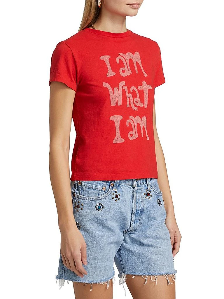 Re/Done Classic What I Am Graphic T-Shirt 4