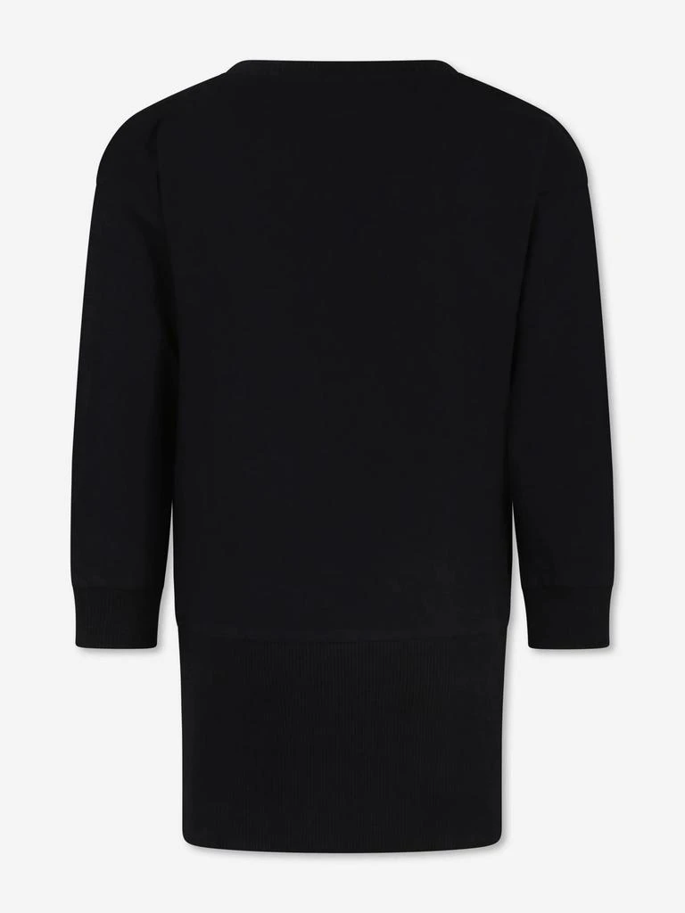 Moschino Moschino Girls Teddy Bear Sweater Dress in Black 2