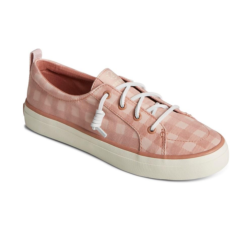 Sperry Women's Crest Vibe Gingham Canvas Sneakers, Created for Macy's