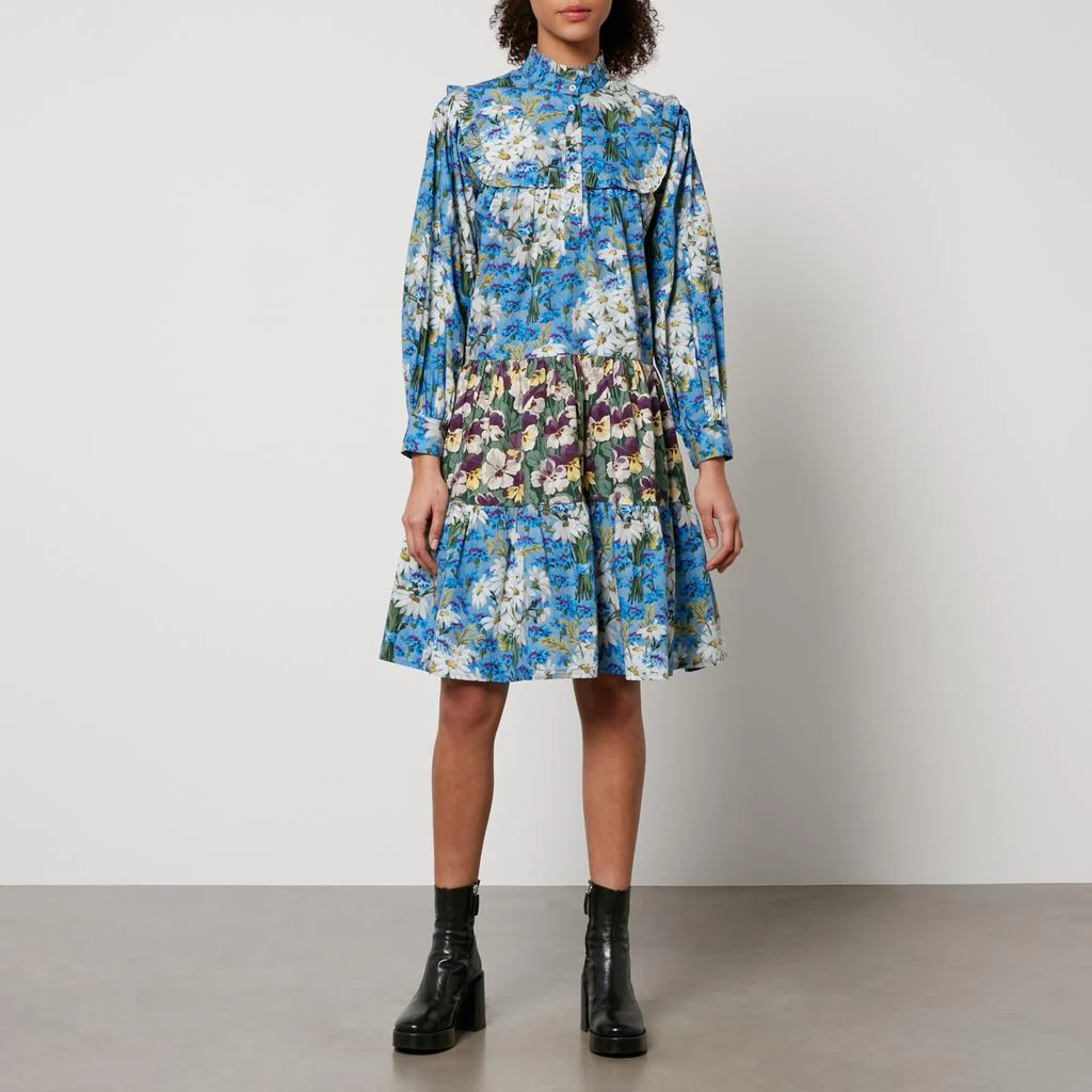 Batsheva X Laura Ashley Batsheva X Laura Ashley Carwyn Cotton Mini Dress 3