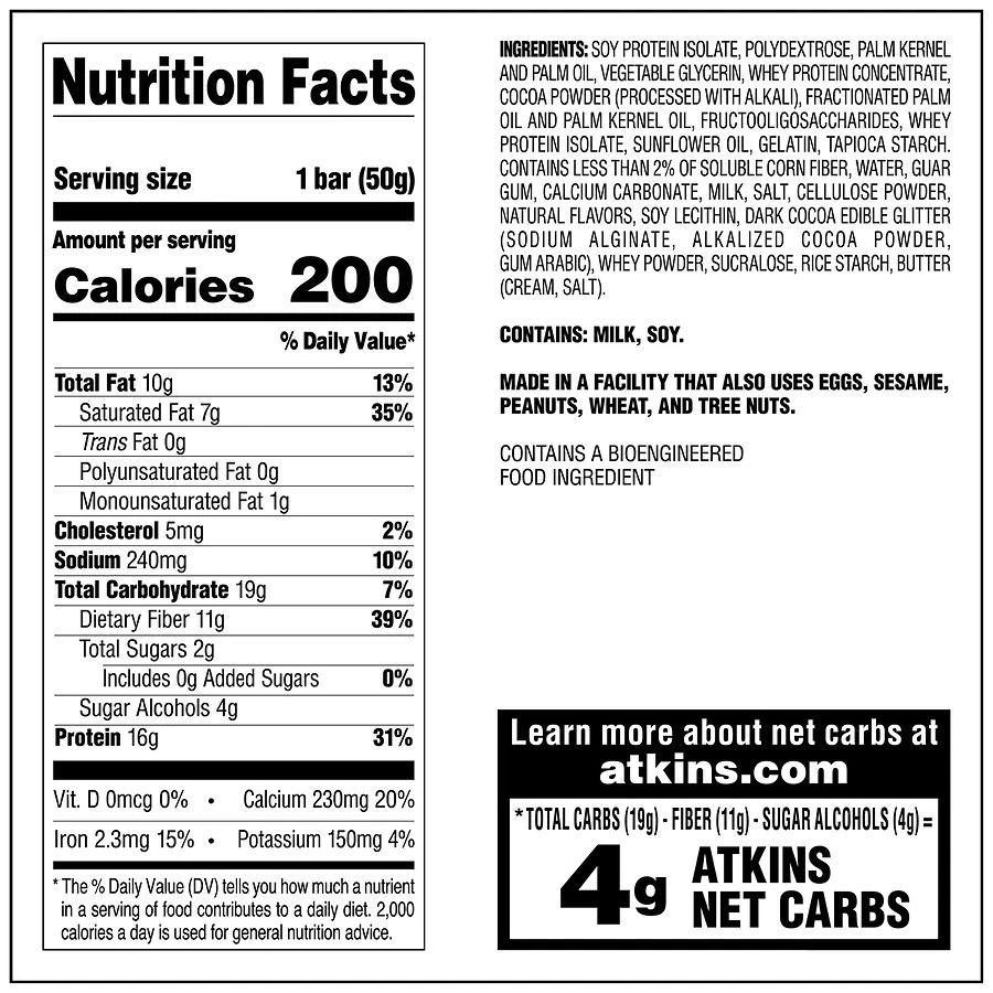 Atkins Meal Bar Creamy Cookie Crunch 3