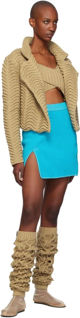 Isa Boulder Beige Fudgy Leg Warmers 5