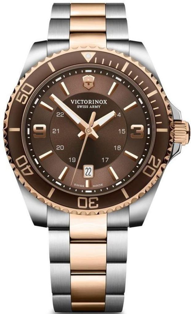 Shop Victorinox Swiss Army Alliance Quartz Grey Dial Leather Strap