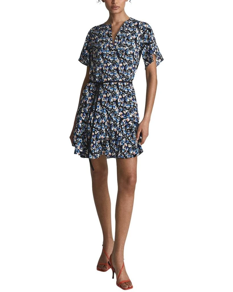 REISS Lulu Ditsy Flippy Dress 1