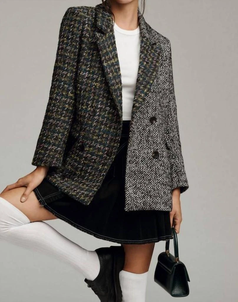 DRIFTWOOD Driftwood - Relaxed Herringbone Blazer 1