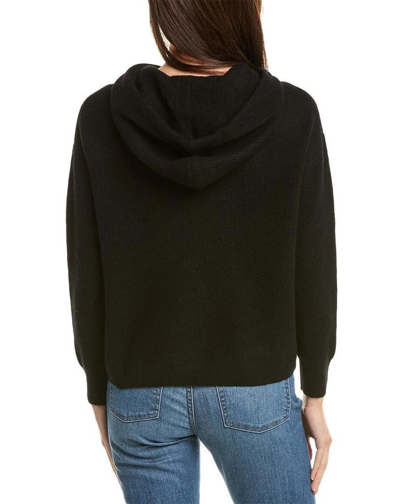 Magaschoni Half Cardigan Stitch Rib Cashmere Pullover 2
