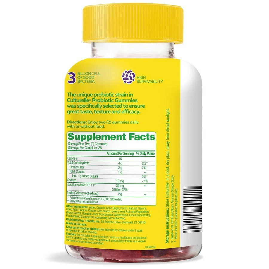 Culturelle Daily Probiotic Gummies Mixed Berry 5