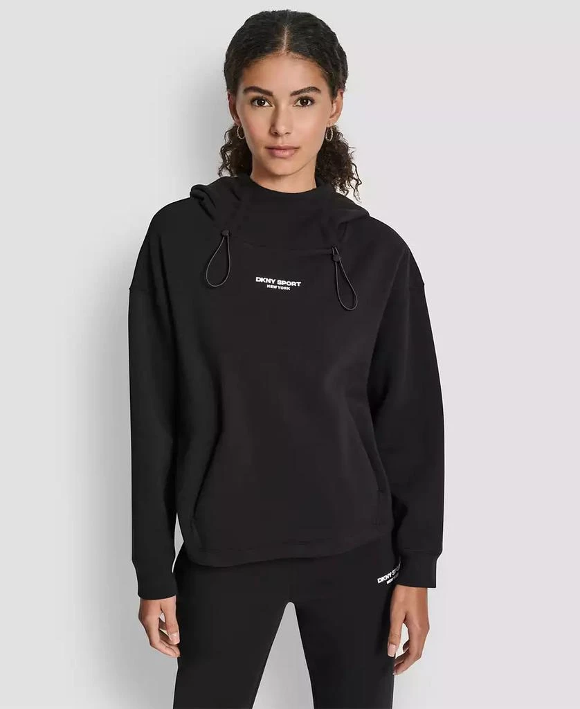DKNY Women's Brooklyn Scuba Pull-On Hoodie