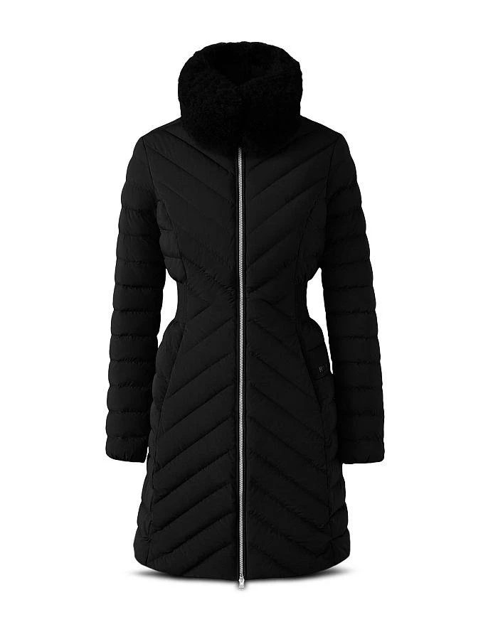 Mackage Lyris Shearling Collar Puffer Down Coat 5