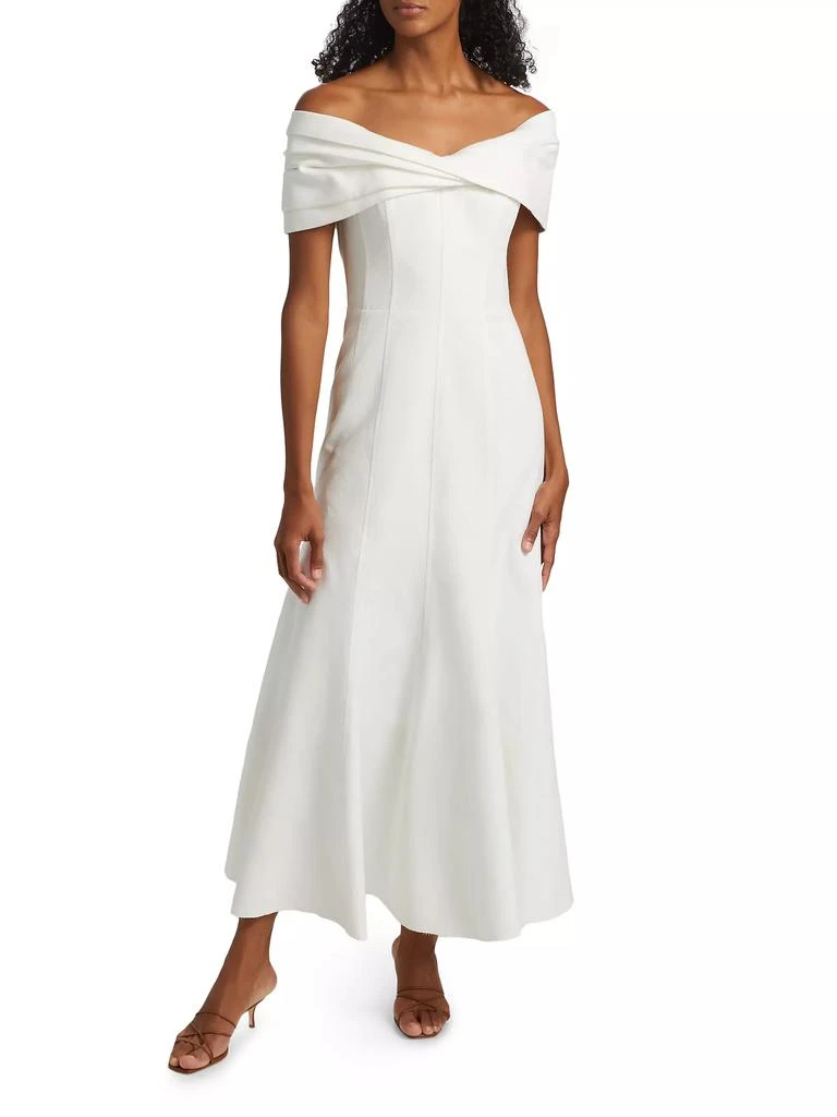 Nicholas the Label Ariana Strapless Twist-Front Maxi Dress 3